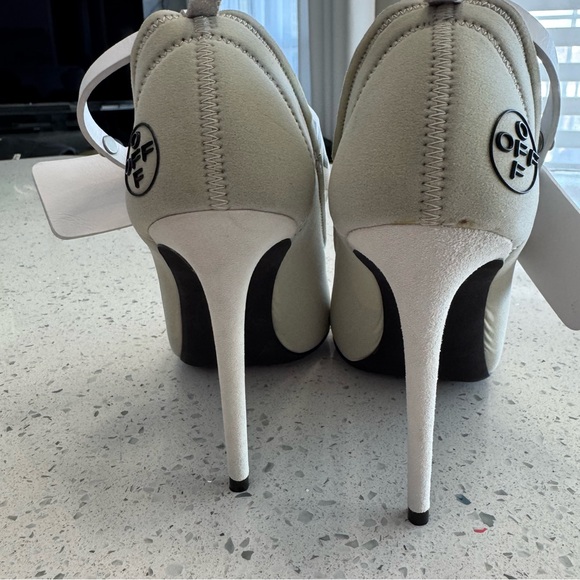 Off-White Women's White Heels - Picture 5 of 16
